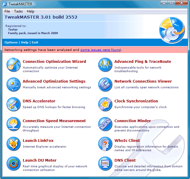 Optimize your Internet connection for faster downloads with Cable/DSL and dialup