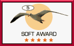 5 stars on SoftAward.com