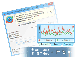 Toepassen In detail Kloppen DU Meter: bandwidth monitor for your computer