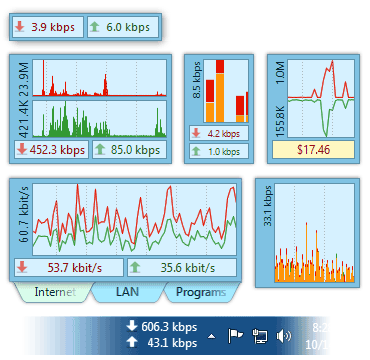 برنامج - تحميل برنامج قياس سرعة و إستهلاك الانترنت DU Meter Styles_collage